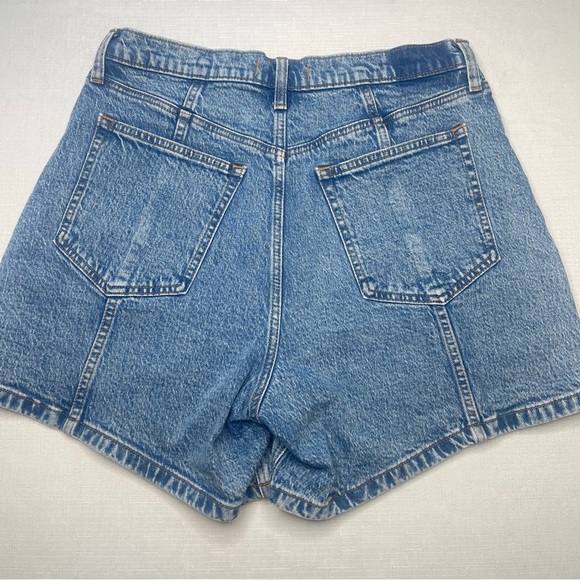 Denim Women's Shorts Abercrombie & fitch high rise cargo shorts sz 31 curve love - Picture 2 of 10